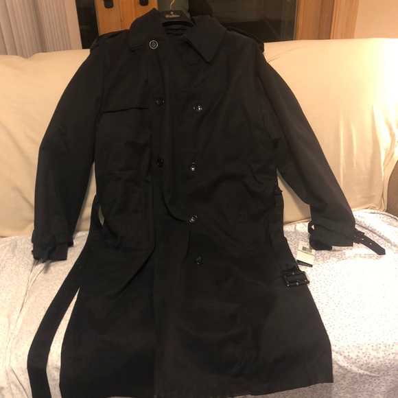 London Fog Other - London Fog Trench Coat, Black. New with tags! Style #: L90135 Size 46L